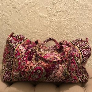 Vera Bradley Very Berry Paisley Travel Duffel Bag